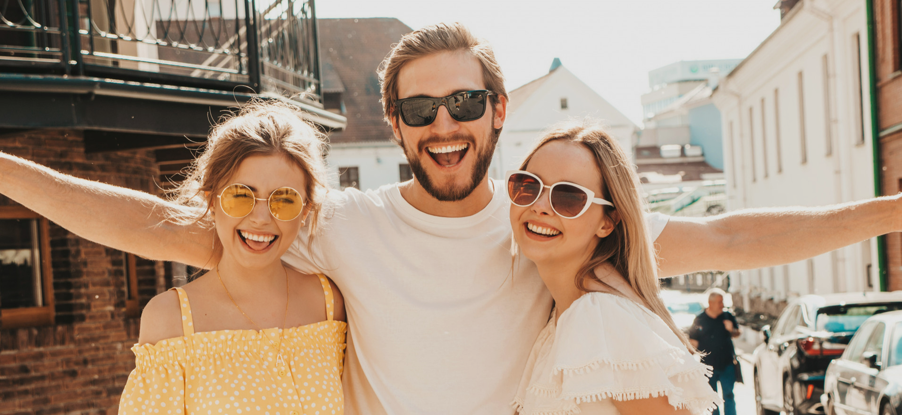 Happy people